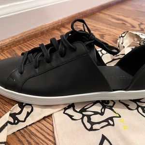 Freda Salvador black calf leather sz 8.5